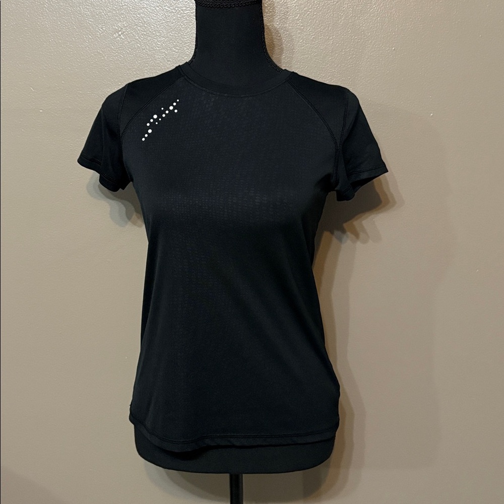 Champion Black Short Sleeve Athletic Top